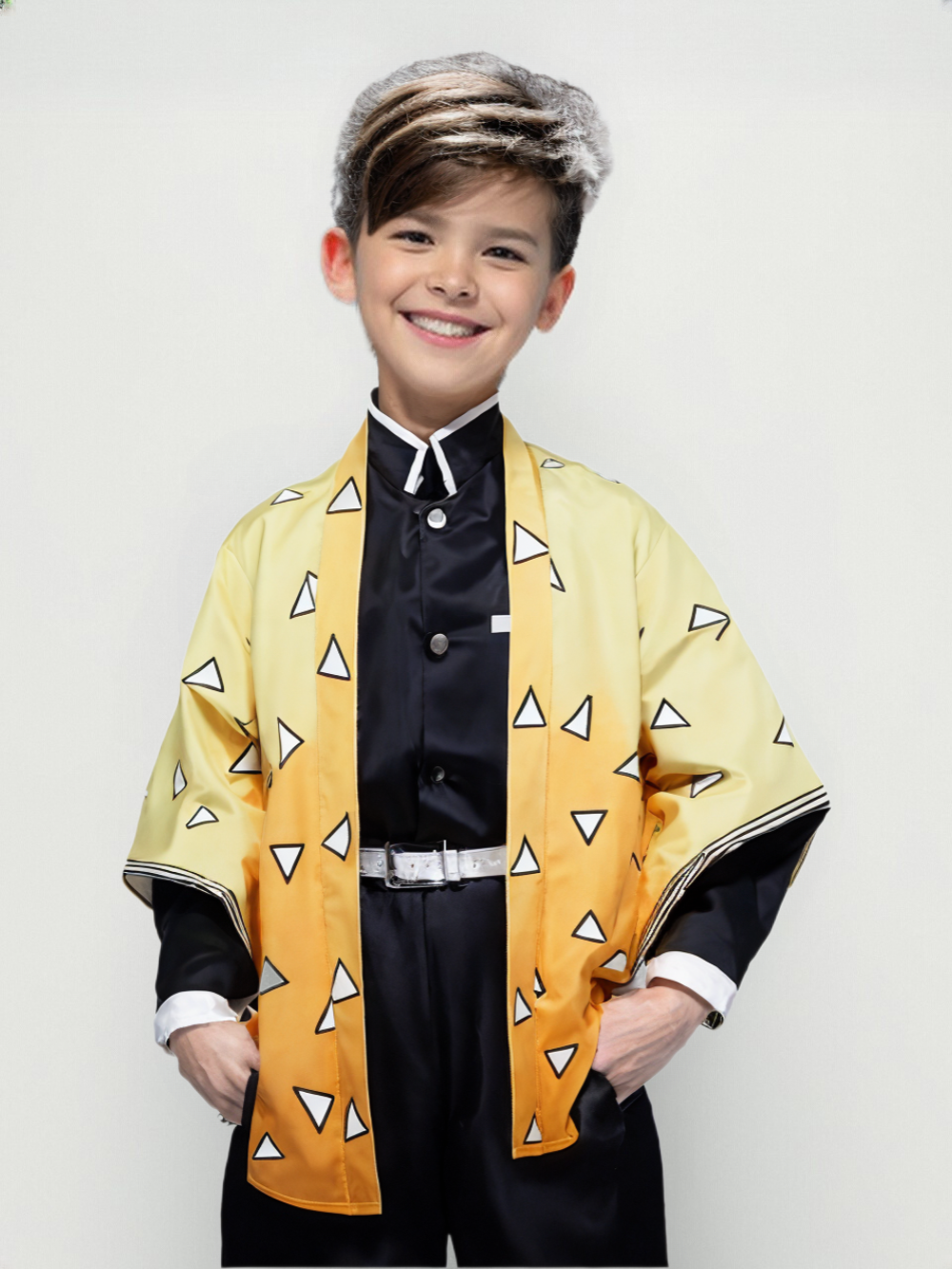 Zenitsu Agatsuma Cosplay Demon Slayer Kimetsu no Yaiba Japan Anime
