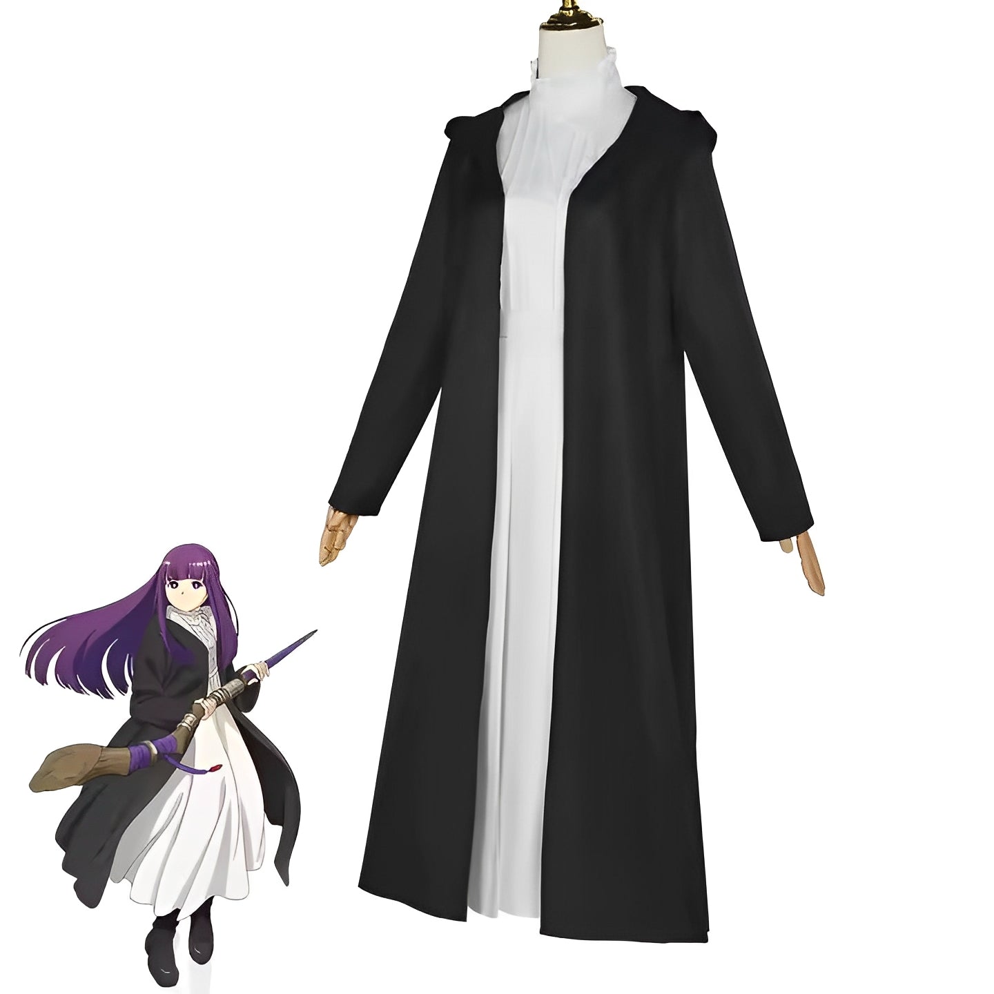 Fern Cosplay Set with a Wig Frieren Beyond Journey's End Anime Japan