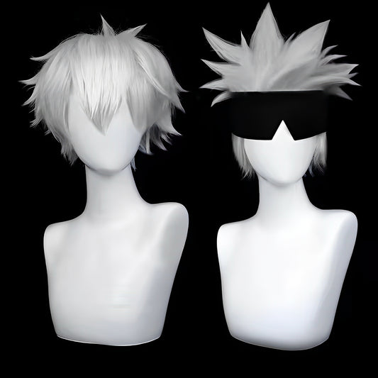 Satoru Gojo Cosplay Set with a Wig Jujutsu Kaisen Anime Japan