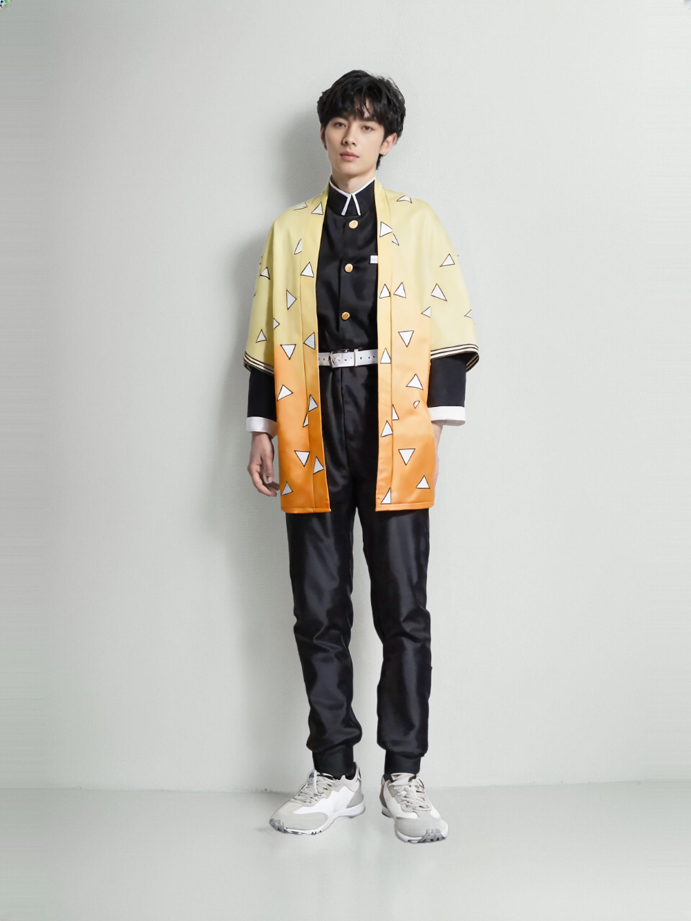 Zenitsu Agatsuma Cosplay Demon Slayer Kimetsu no Yaiba Japan Anime