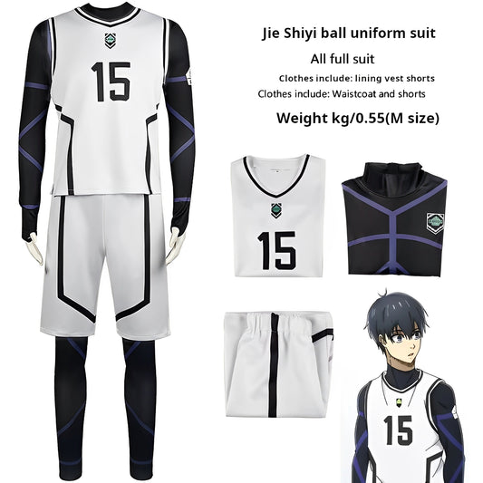 Yoichi Isagi Uniform (White) Cosplay Blue Rock Anime Japan
